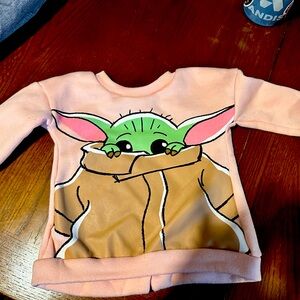 Baby Yoda plush & regular sweatshirt